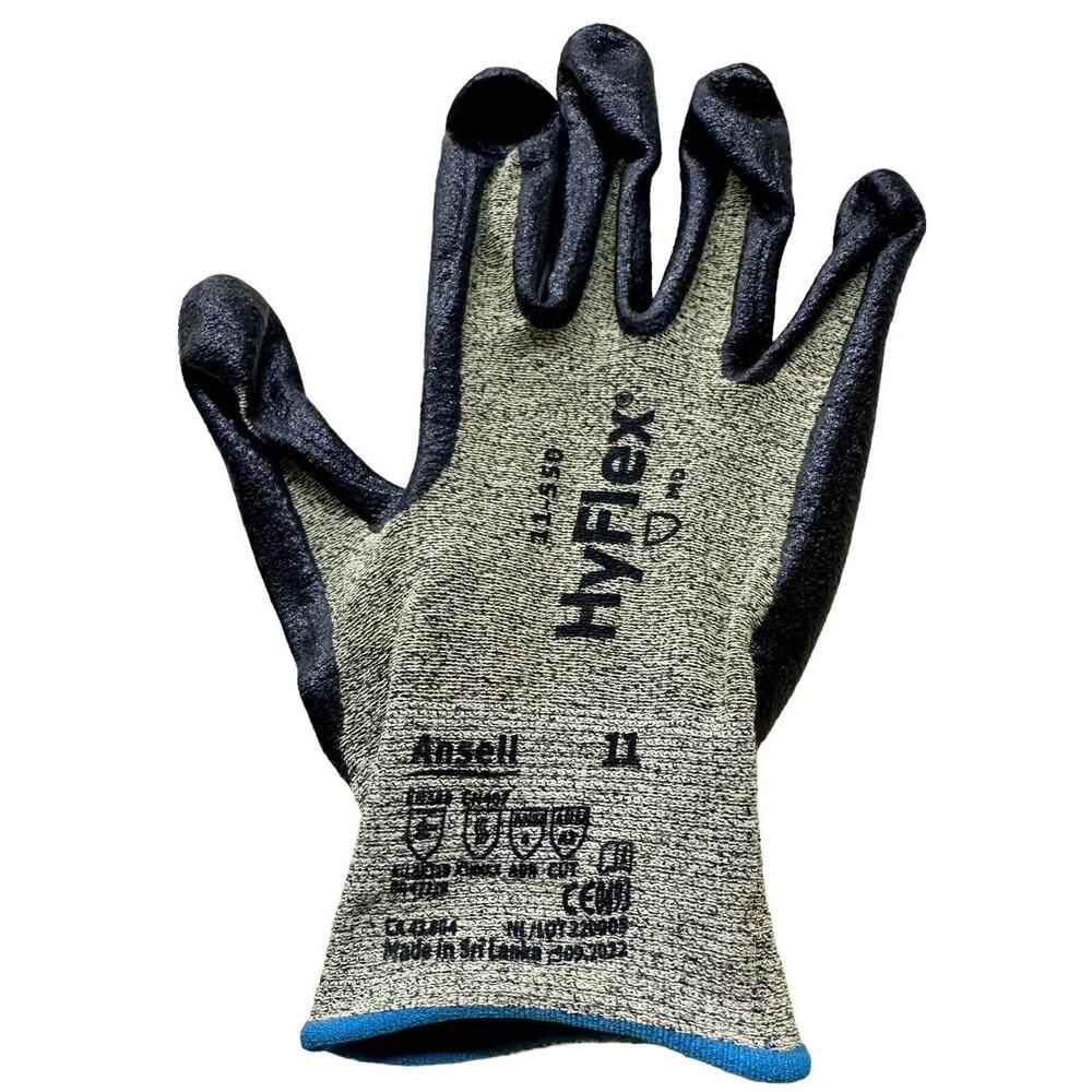 Ansell Hyflex 11-550 Cut Protection‎ Gloves  [Lot of 3] / Size 11